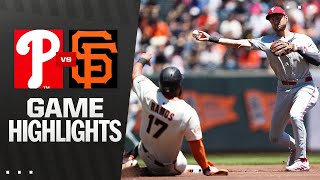 샌프란시스코 vs 필라델피아 경기 하이라이트 이미지