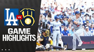 밀워키 vs LA다저스 경기 하이라이트 이미지