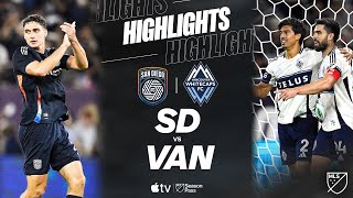 샌디에고 FC vs 밴쿠버 화이트캡스 FC 경기 하이라이트 이미지