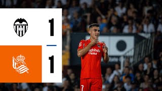 발렌시아 vs 레알 소시에다드 경기 하이라이트 이미지