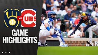 시카고컵스 vs 밀워키 경기 하이라이트 이미지