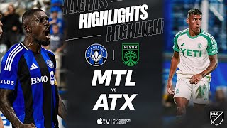 CF 몬트리올 vs 오스틴 FC 경기 하이라이트 이미지