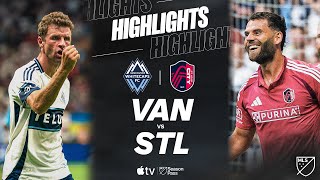 밴쿠버 화이트캡스 FC vs 세인트루이스 시티 SC 경기 하이라이트 이미지