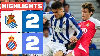 레알 소시에다드 vs RCD 에스파뇰 경기 하이라이트 이미지