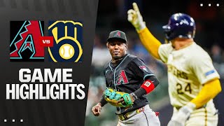 밀워키 vs 애리조나 경기 하이라이트 이미지