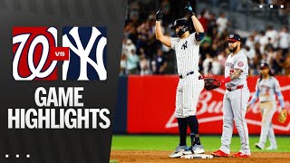 뉴욕양키스 vs 워싱턴 경기 하이라이트 이미지