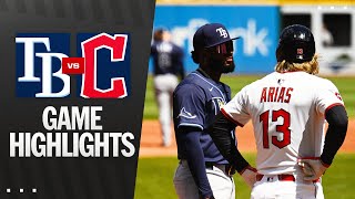 클리블랜드 vs 탬파베이 경기 하이라이트 이미지