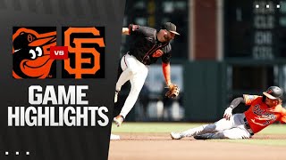 샌프란시스코 vs 볼티모어 경기 하이라이트 이미지