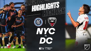 뉴욕 시티 FC vs D.C. 유나이티드 경기 하이라이트 이미지