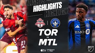 토론토 FC vs CF 몬트리올 경기 하이라이트 이미지