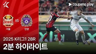 FC 서울 vs FC 안양 경기 하이라이트 이미지