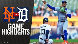 디트로이트 vs 뉴욕메츠 경기 하이라이트 이미지