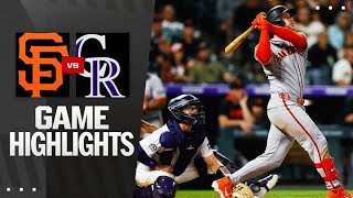 콜로라도 vs 샌프란시스코 경기 하이라이트 이미지