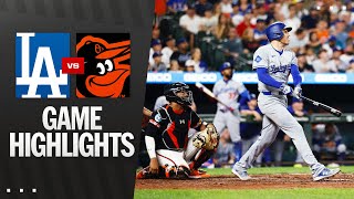 볼티모어 vs LA다저스 경기 하이라이트 이미지
