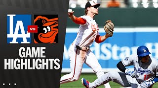 볼티모어 vs LA다저스 경기 하이라이트 이미지