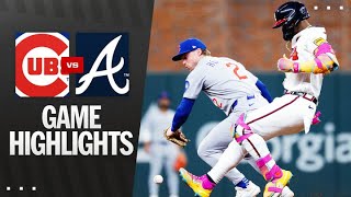 애틀랜타 vs 시카고컵스 경기 하이라이트 이미지