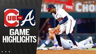 애틀랜타 vs 시카고컵스 경기 하이라이트 이미지