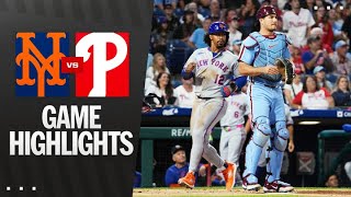 필라델피아 vs 뉴욕메츠 경기 하이라이트 이미지