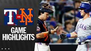 뉴욕메츠 vs 텍사스 경기 하이라이트 이미지