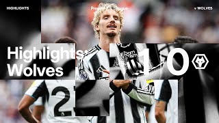 뉴캐슬 유나이티드 FC vs 울버햄프턴 원더러스 FC 경기 하이라이트 이미지