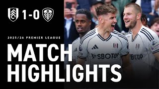 풀럼 FC vs 리즈 유나이티드 FC 경기 하이라이트 이미지