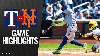 뉴욕메츠 vs 텍사스 경기 하이라이트 이미지