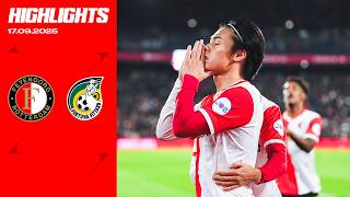 페예노르트 vs 포르튀나 시타르트 경기 하이라이트 이미지