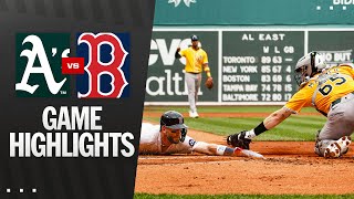 보스턴 vs 애슬레틱스 경기 하이라이트 이미지