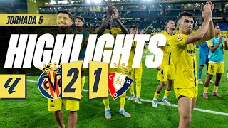 비야레알 vs CA 오사수나 경기 하이라이트 이미지