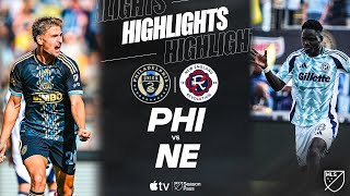 필라델피아 유니언 vs 뉴잉글랜드 레볼루션 경기 하이라이트 이미지