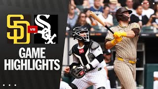 시카고화이트삭스 vs 샌디에이고 경기 하이라이트 이미지