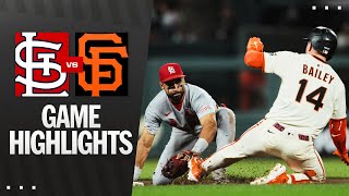 샌프란시스코 vs 세인트루이스 경기 하이라이트 이미지