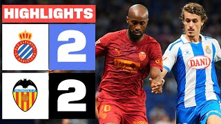 RCD 에스파뇰 vs 발렌시아 경기 하이라이트 이미지