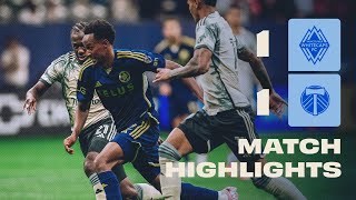 밴쿠버 화이트캡스 FC vs 포틀랜드 팀버스 경기 하이라이트 이미지