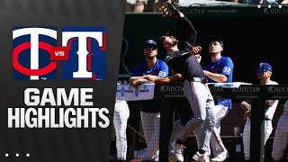 텍사스 vs 미네소타 경기 하이라이트 이미지