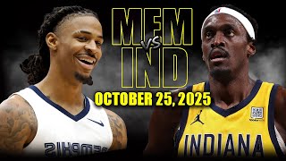 멤피스 그리즐리스 vs 인디애나 페이서스 경기 하이라이트 이미지