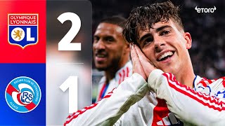 올랭피크 리옹 vs RC 스트라스부르 경기 하이라이트 이미지