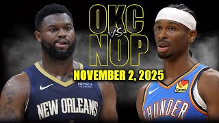 오클라호마시티 썬더 vs 뉴올리언즈 펠리컨스 경기 하이라이트 이미지