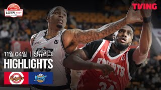 서울 SK vs 부산 KCC 경기 하이라이트 이미지